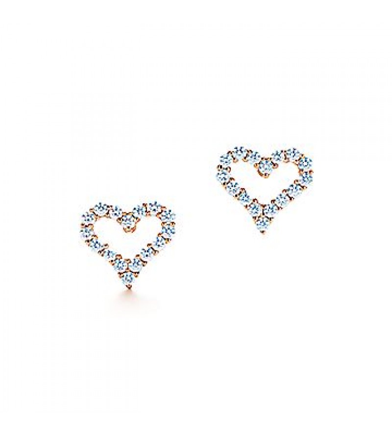 Tiffany Solitaire diamond earrings