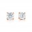Tiffany Solitaire diamond earrings