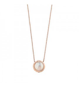 Diamond and Pearl Shell Necklace