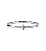 T1 diamond narrow bracelet