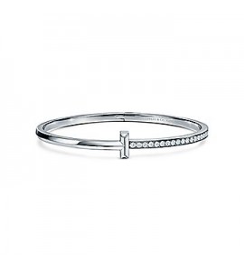 T1 diamond narrow bracelet